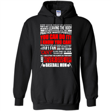 Load image into Gallery viewer, BASEBALL MOM, NEVER GIVE UP Mother’s Day - Hoodie