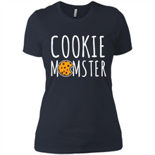 Load image into Gallery viewer, Cookie Momster shirt Mother’s day shirt Baking mom - Ladies' Boyfriend T-Shirt