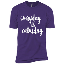 Load image into Gallery viewer, Cats T Shirt Hoodie Everyday Is Caturday Mother’s Day Gift ideas - Premium Short Sleeve T-Shirt