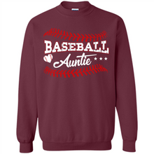 Load image into Gallery viewer, Baseball Auntie Softball Auntie Funny Gift For Mother’s Day - Sweatshirt