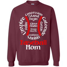 Load image into Gallery viewer, Baseball Mom Tee-Mother’s Day 2019 - Sweatshirt
