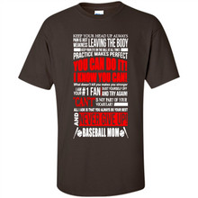Load image into Gallery viewer, BASEBALL MOM, NEVER GIVE UP Mother’s Day - Shirt