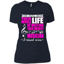 Load image into Gallery viewer, Favorite Musician – Funny sweet Mom Mother’s Day - Ladies' Boyfriend T-Shirt