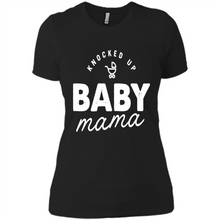 Load image into Gallery viewer, Baby Mama Tee Mother’s Day - Ladies' Boyfriend T-Shirt