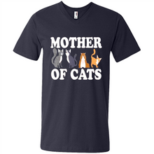 Load image into Gallery viewer, Cats T Shirt Hoodie Mother of Cats Mother’s Day1 - Men's V-Neck