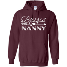 Load image into Gallery viewer, Blessed Nanny Christmas Mother’s Day Birthday Grandma - Hoodie