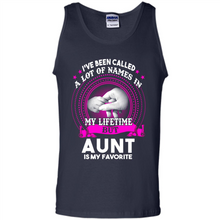 Load image into Gallery viewer, Aunt Is My Favorite Name Sweatshirt Mother’s Day Best Gift - Tank Top