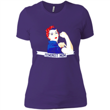 Load image into Gallery viewer, Feminist Mom mother’s day feminism 1 - Ladies' Boyfriend T-Shirt