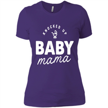Load image into Gallery viewer, Baby Mama Tee Mother’s Day - Ladies' Boyfriend T-Shirt