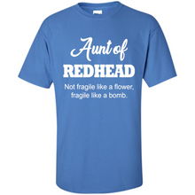 Load image into Gallery viewer, Aunt Of Redhead Definition Funny For Aunt On mother’s day - Shirt