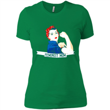 Load image into Gallery viewer, Feminist Mom mother’s day feminism 1 - Ladies' Boyfriend T-Shirt