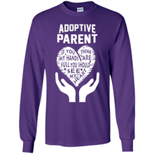 Load image into Gallery viewer, Adoptive Parent Mother’s Day - Long Sleeve T-Shirt