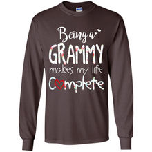 Load image into Gallery viewer, Being A Grandmy Makes My Life Complete – Memorable Mother’s Day Gift For Grandmother - Long Sleeve T-Shirt