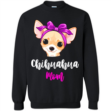 Load image into Gallery viewer, Chihuahua Mom With Purple Hairpin Funny mother’s day Gift For Dog Lovers - Sweatshirt