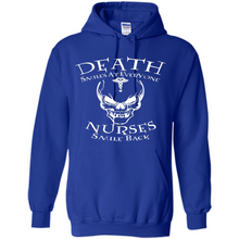 Load image into Gallery viewer, Death Smiles At Everyone Nurses Smile Back Shirt Mothers Day - Hoodie