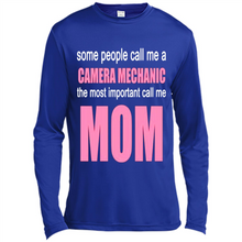 Load image into Gallery viewer, CAMERA MECHANIC The Most Important Call Me Mom Mother’s Day - Canvas Long Sleeve T-Shirt