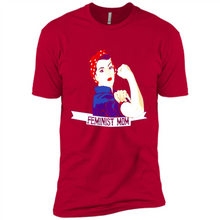 Load image into Gallery viewer, Feminist Mom mother’s day feminism 1 - Premium Short Sleeve T-Shirt