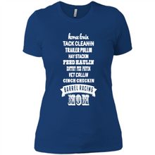 Load image into Gallery viewer, Barrel Racing Mom Mother’s Day - Ladies' Boyfriend T-Shirt