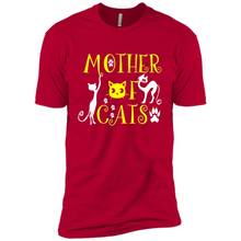 Load image into Gallery viewer, Cats T Shirt Hoodie Mother of Cats Mother’s Day - Premium Short Sleeve T-Shirt