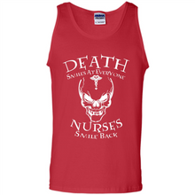 Load image into Gallery viewer, Death Smiles At Everyone Nurses Smile Back Shirt Mothers Day - Tank Top