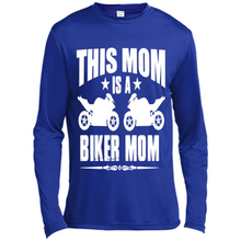 Load image into Gallery viewer, BIKER MOM Mother’s Day - Canvas Long Sleeve T-Shirt