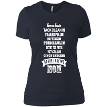 Load image into Gallery viewer, Barrel Racing Mom Mother’s Day - Ladies' Boyfriend T-Shirt