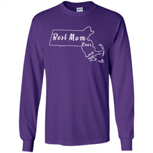 Load image into Gallery viewer, Best Mom Ever Shirt Massachusetts Mothers Day - Long Sleeve T-Shirt