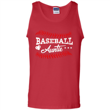 Load image into Gallery viewer, Baseball Auntie Softball Auntie Funny Gift For Mother’s Day - Tank Top