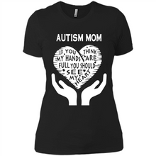Load image into Gallery viewer, AUTISM MOM Mother’s Day - Ladies' Boyfriend T-Shirt