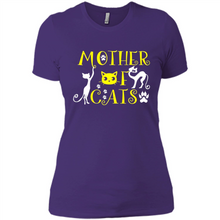 Load image into Gallery viewer, Cats T Shirt Hoodie Mother of Cats Mother’s Day - Ladies' Boyfriend T-Shirt