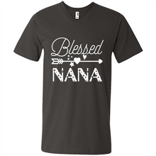Load image into Gallery viewer, Blessed Nana Christmas Mother’s Day Birthday Grandma - Men's V-Neck