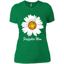 Load image into Gallery viewer, Daisy Firefighter Mom Funny Firefighter Gift Women Sweatshirt On Mother’s Day, Birthday - Ladies' Boyfriend T-Shirt