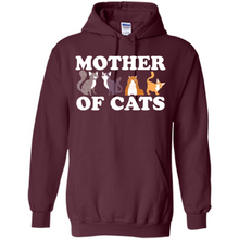Load image into Gallery viewer, Cats T Shirt Hoodie Mother of Cats Mother’s Day1 - Hoodie