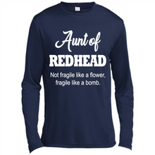 Load image into Gallery viewer, Aunt Of Redhead Definition Funny For Aunt On mother’s day - Canvas Long Sleeve T-Shirt