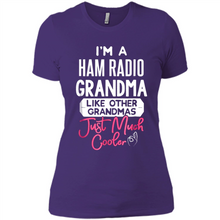 Load image into Gallery viewer, Cool Mothers Day T-Shirt Ham Radio Grandma - Ladies' Boyfriend T-Shirt