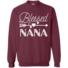Load image into Gallery viewer, Blessed Nana Christmas Mother’s Day Birthday Grandma - Sweatshirt