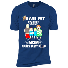 Load image into Gallery viewer, Family We Are Fat Because Mom Makes Tasty Food Mother Day - Premium Short Sleeve T-Shirt