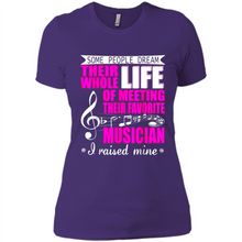 Load image into Gallery viewer, Favorite Musician – Funny sweet Mom Mother’s Day - Ladies' Boyfriend T-Shirt
