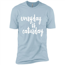 Load image into Gallery viewer, Cats T Shirt Hoodie Everyday Is Caturday Mother’s Day Gift ideas - Premium Short Sleeve T-Shirt