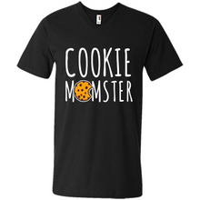 Load image into Gallery viewer, Cookie Momster shirt Mother’s day shirt Baking mom - Men's V-Neck