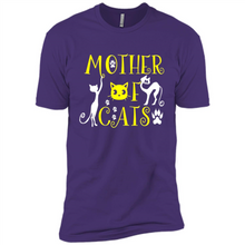 Load image into Gallery viewer, Cats T Shirt Hoodie Mother of Cats Mother’s Day - Premium Short Sleeve T-Shirt