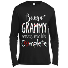 Load image into Gallery viewer, Being A Grandmy Makes My Life Complete – Memorable Mother’s Day Gift For Grandmother - Canvas Long Sleeve T-Shirt
