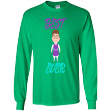Load image into Gallery viewer, Best Mom Ever Cartoon Mother’s Day - Long Sleeve T-Shirt