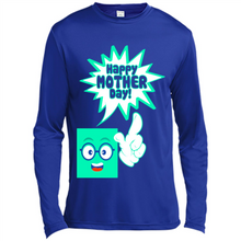 Load image into Gallery viewer, Cute Emoji With Heart Balloon Happy Mother Day - Canvas Long Sleeve T-Shirt