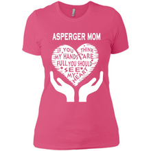 Load image into Gallery viewer, Asperger Mom Mother’s Day - Ladies' Boyfriend T-Shirt
