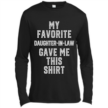 Load image into Gallery viewer, Father Mother in Law Funny Mother's Father's day - Canvas Long Sleeve T-Shirt
