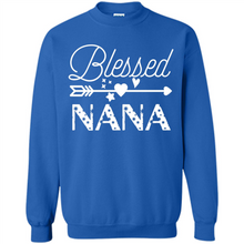 Load image into Gallery viewer, Blessed Nana Christmas Mother’s Day Birthday Grandma - Sweatshirt