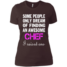 Load image into Gallery viewer, CHEF’S MOM Mother’s Day Gift ideas Funny - Ladies' Boyfriend T-Shirt