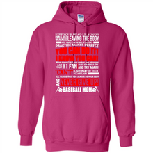 Load image into Gallery viewer, BASEBALL MOM, NEVER GIVE UP Mother’s Day - Hoodie