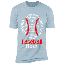 Load image into Gallery viewer, Baseball Mom Tee-Mother’s Day 2019 - Premium Short Sleeve T-Shirt